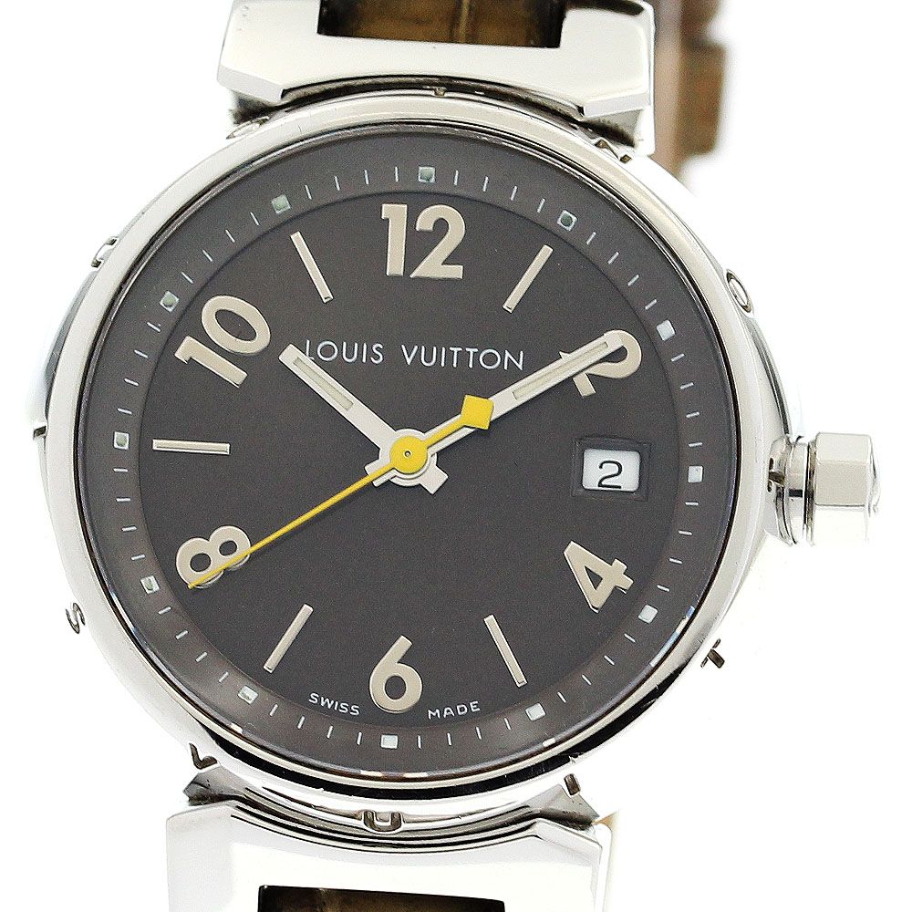 ★箱・保 ルイ・ヴィトン タンブール デイト Q1211 レディース 【中古】