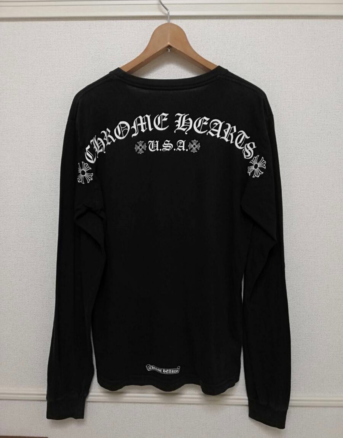 Chrome Hearts Shoulder Logo L/S T-Shirt "Black"