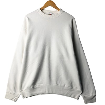 古着 90年代 フルーツオブザルーム FRUIT OF THE LOOM 無地 ブランクスウェットシャツ トレーナー USA製 メンズXL相当 ヴィンテージ/eaa529943