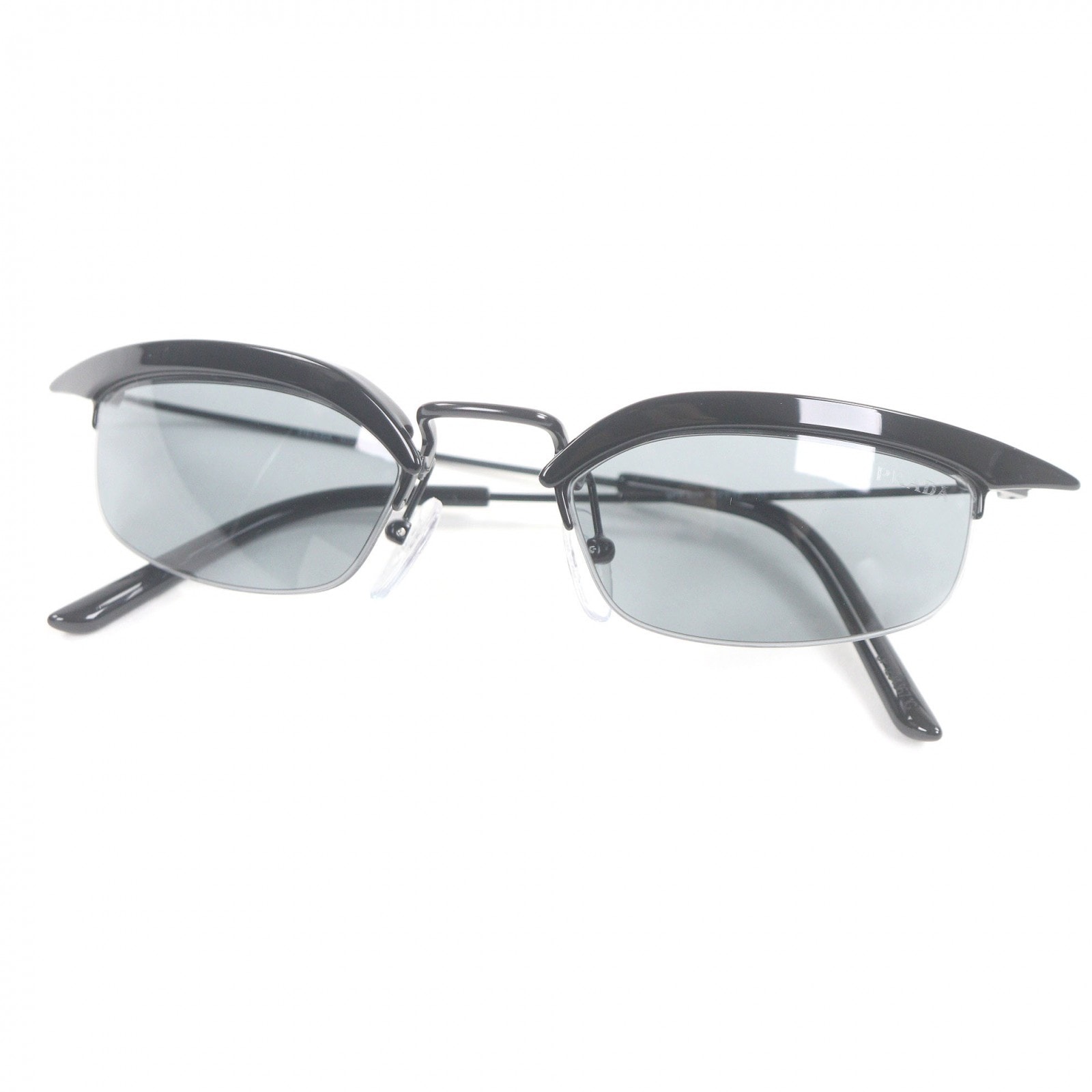 未使用品 プラダ サングラス ブラック グレー系レンズ メンズ SPR B50