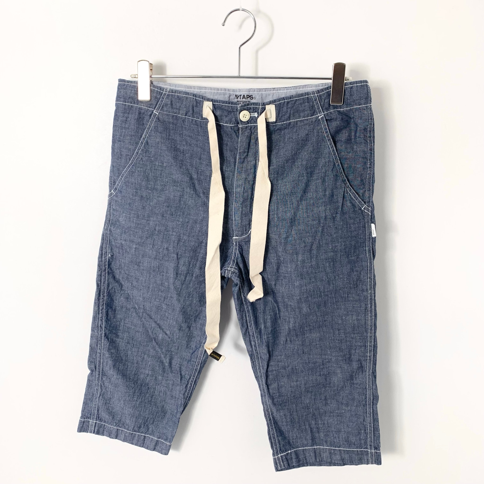 WTAPS SHORTS COTTON CHAMBRAY "Blue"
