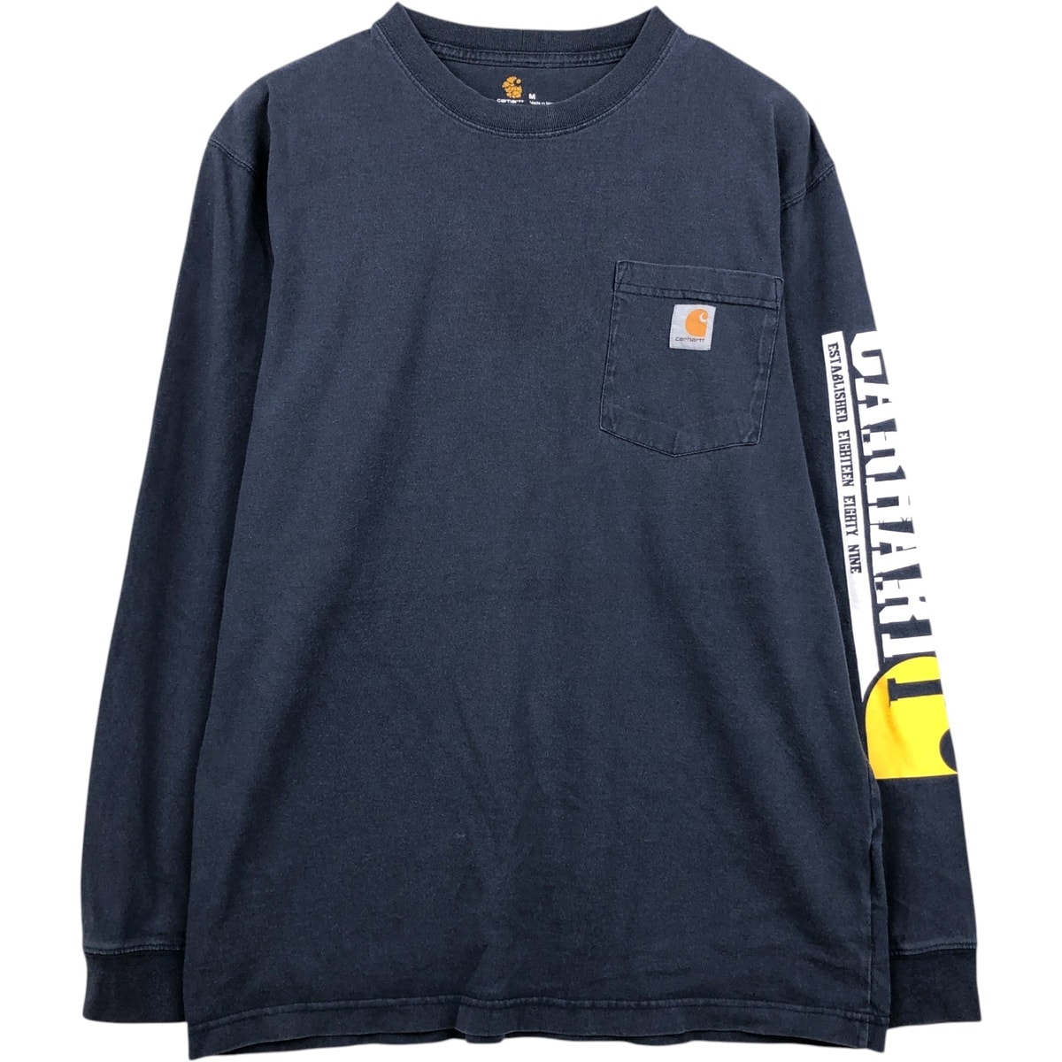 古着 カーハート Carhartt ロングTシャツ ロンT メンズM相当/eaa653213