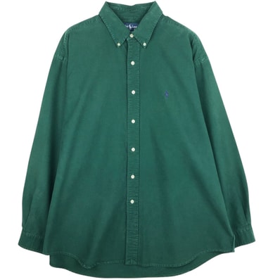 古着 ラルフローレン Ralph Lauren BLAKE 長袖 ボタンダウンシャツ メンズXL相当/eaa643850