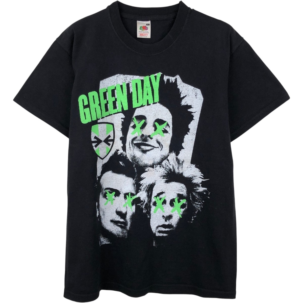 古着 フルーツオブザルーム FRUIT OF THE LOOM GREEN DAY グリーンデイ バンドTシャツ バンT メンズM相当/eaa660479