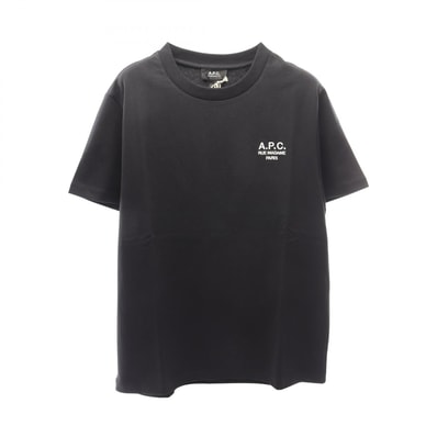 アーペーセー A.P.C. COHBU ロゴ刺繍 半袖Tシャツ 衣料品 トップス コットン メンズ レディース ブラック系 M26388COHBUTZCXL 【新品】