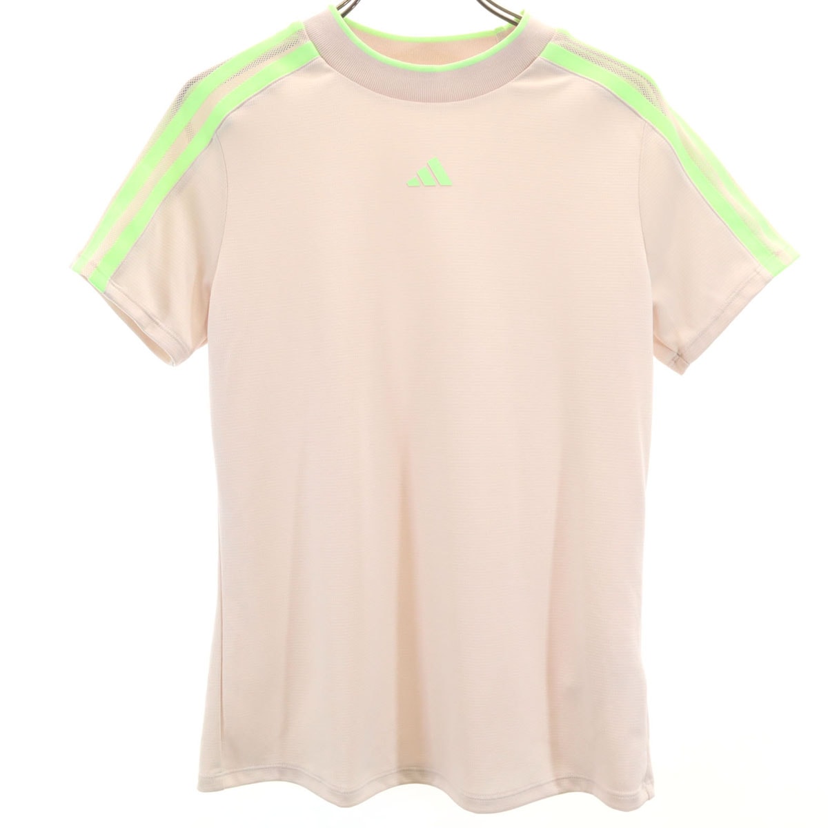 美品 adidas アディダス トレーニング 半袖 Tシャツ M ベージュ