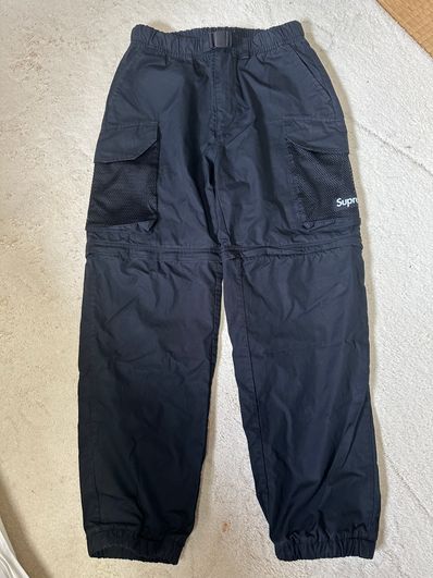 Supreme Mesh Pocket Belted Cargo Pant "Black"