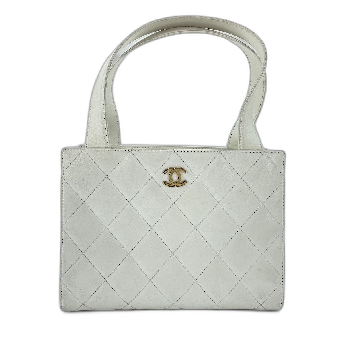 シャネル CHANEL マトラッセ ハンドバッグ ラムスキン【中古】