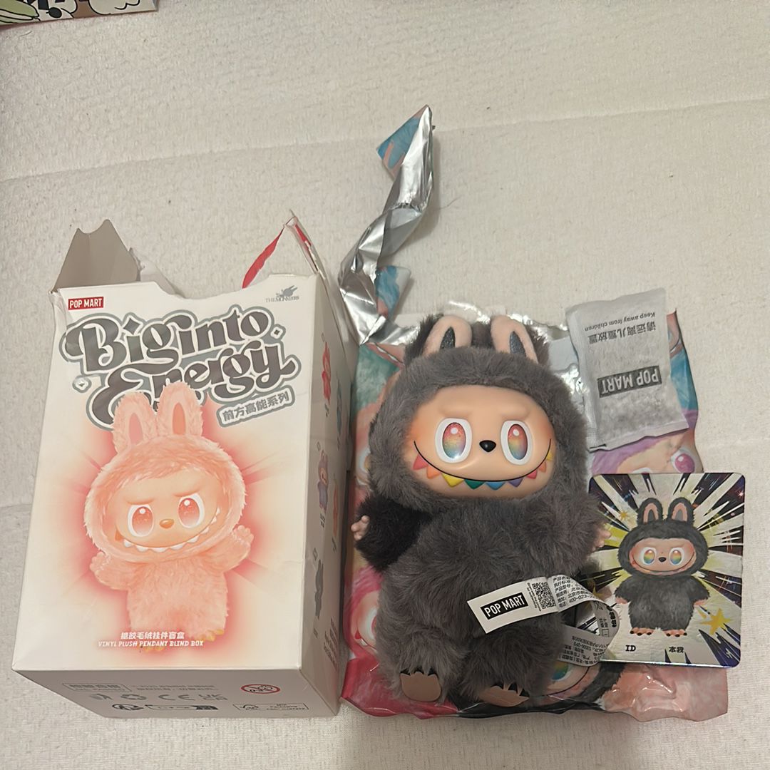 POP MART THE MONSTERS (LABUBU) Big into Energy Series Plush Pendant ID (Secret)