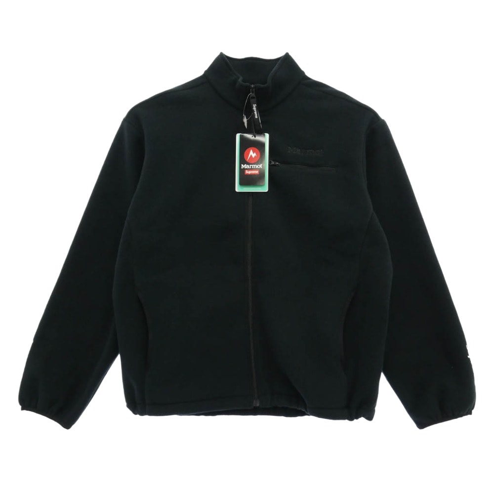 Supreme シュプリーム MARMOT マーモット × Marmot マーモット 25AW Fleece Jacket マーモット フリースジャケット ブラック系 M【新古品】【未使用】【中古】