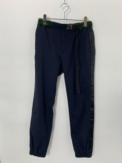 sacai suiting pants NAVY