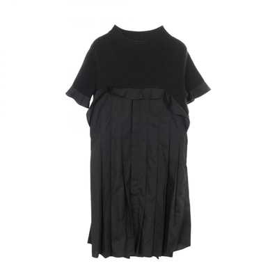 サカイ Sacai ワンピース 衣料品 トップス コットン レディース ブラック系 【中古】
