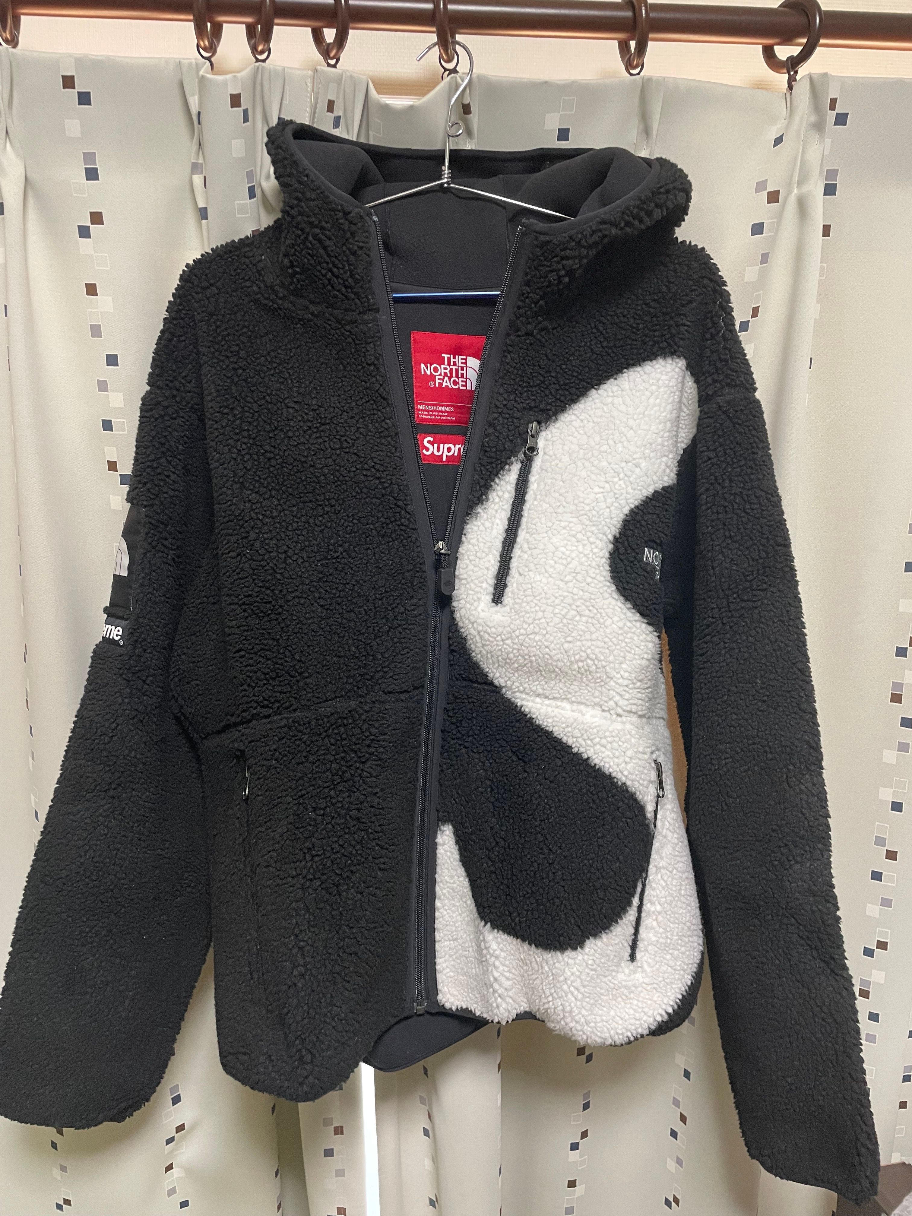 Supreme x The North Face S Logo Hooded Fleece Jacket "Black"