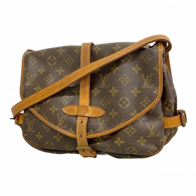 ★最終価格【6da0262】ルイヴィトン ショルダーバッグ モノグラム ソミュール30 M42256 ブラウン【中古】レディース