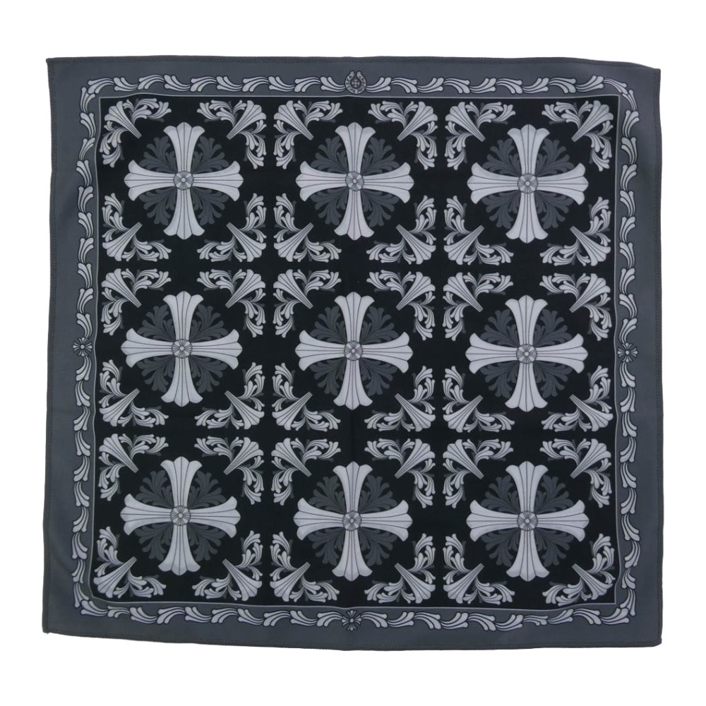 CHROME HEARTS クロムハーツ(原本無) その他アクセサリー 総柄  アイウェア クロス グレー系【中古】