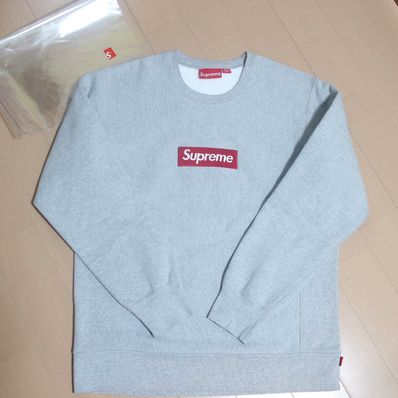 Supreme Box Logo Crewneck "Grey" (15FW)