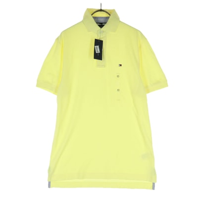 未使用 TOMMY HILFIGER トミーヒルフィガー 半袖 ポロシャツ XS イエロー