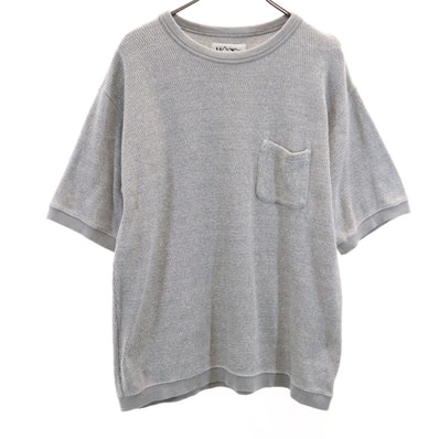 MANASTASH マナスタッシュ 半袖 Tシャツ M グレー系 ポケT