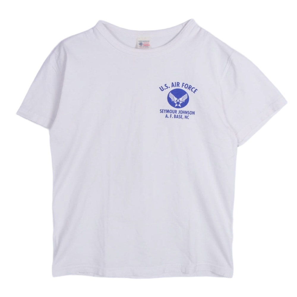 Buzz Rickson's バズリクソンズ Tシャツ USA製 US,AIR FORCE 半袖 tシャツ カットソー ホワイト系 M【中古】
