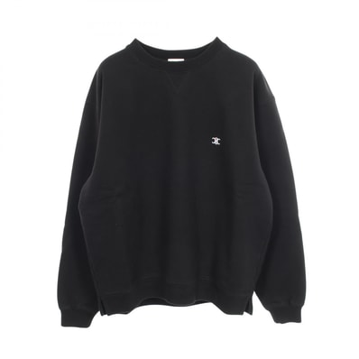 セリーヌ CELINE トリオンフ刺繍 スウェット 衣料品 トップス コットン メンズ ブラック系 RY12I1233GKE7M 【新品】