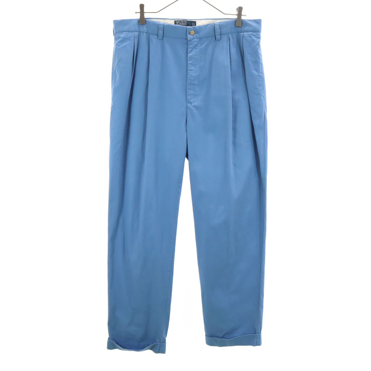 Polo by Ralph Lauren ポロバイラルフローレン 90s オールド スラックスパンツ w36 ブルー系