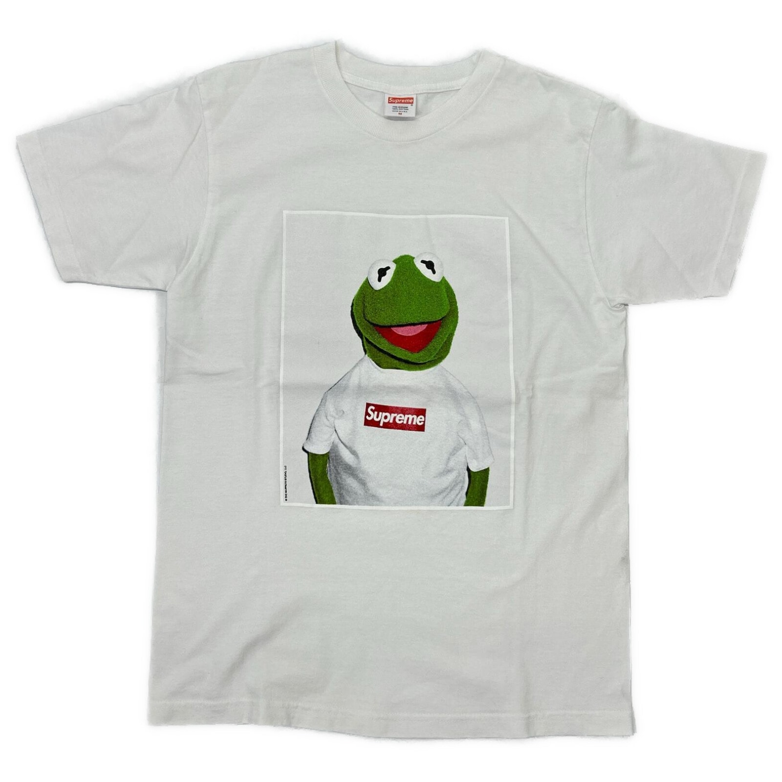 シュプリーム 08SS Kermit The Frog Tee  ホワイト プリントフォト Tシャツ M