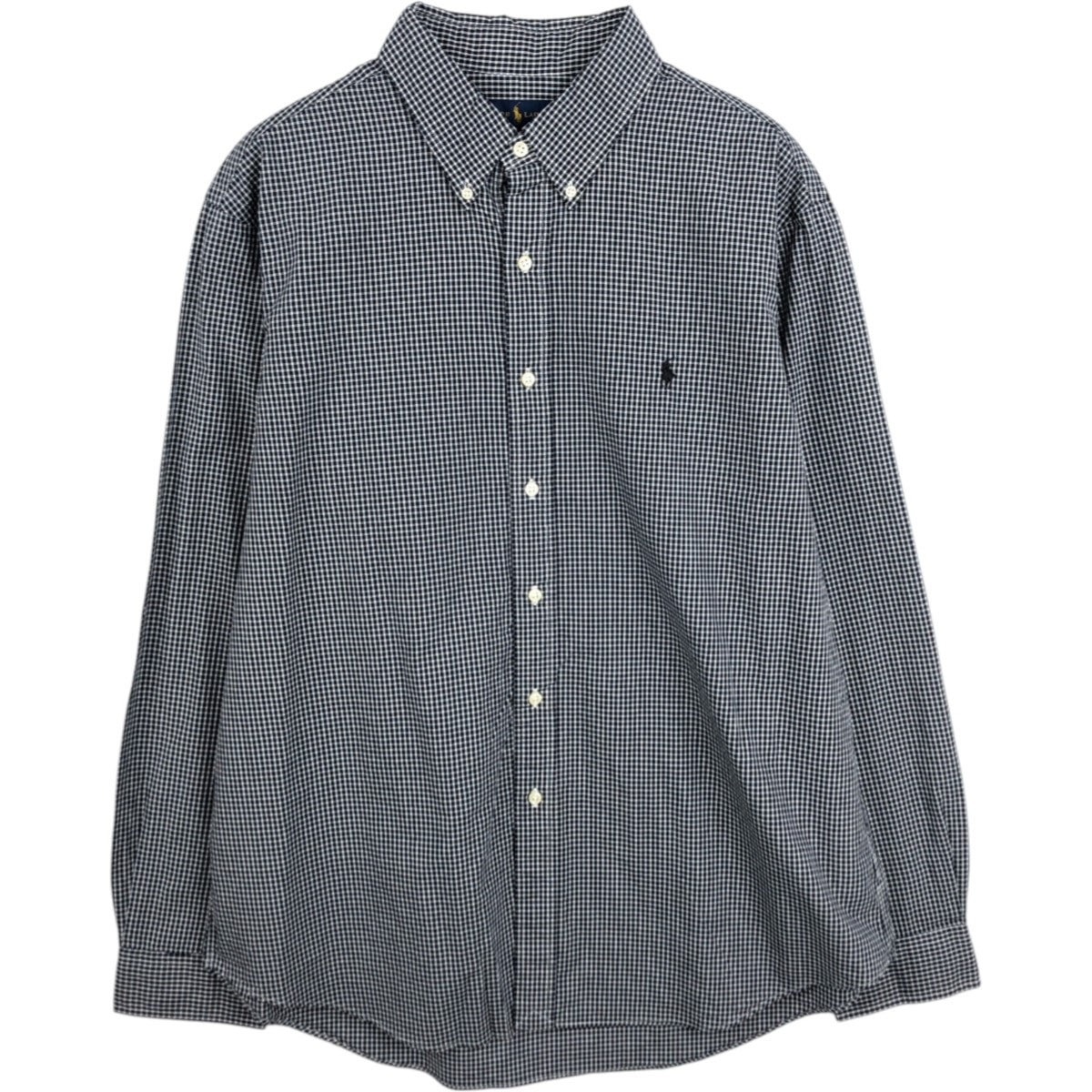 古着 ラルフローレン Ralph Lauren 長袖 ボタンダウンチェックシャツ メンズXL相当/eaa678027