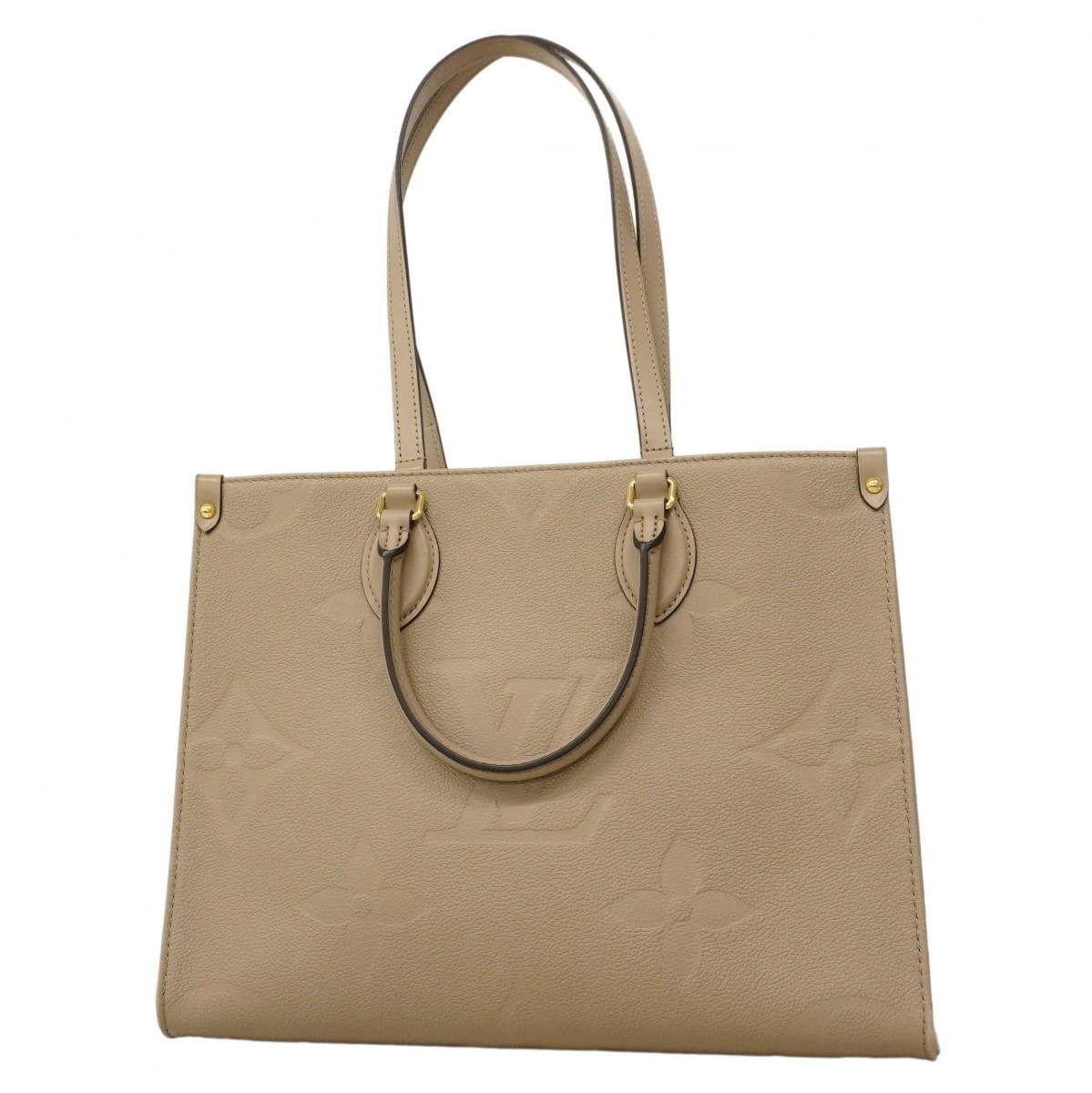 【6db1642】ルイヴィトン トートバッグ モノグラム・アンプラント オンザゴーMM M45607 トゥルトレール 2wayバッグ【中古】レディース