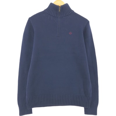 古着 ラルフローレン Ralph Lauren POLO by Ralph Lauren コットンニットハーフジップセーター メンズXL相当/eaa463726