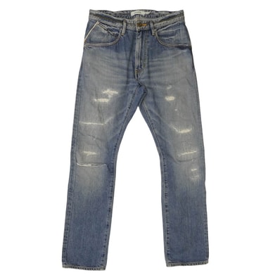 nonnative ノンネイティブ デニムパンツ NN-P2404 DWELLER 5P JEANS 12.5oz SELVEDGE DENIM VW JULE リペア デニム パンツ インディゴブルー系【中古】