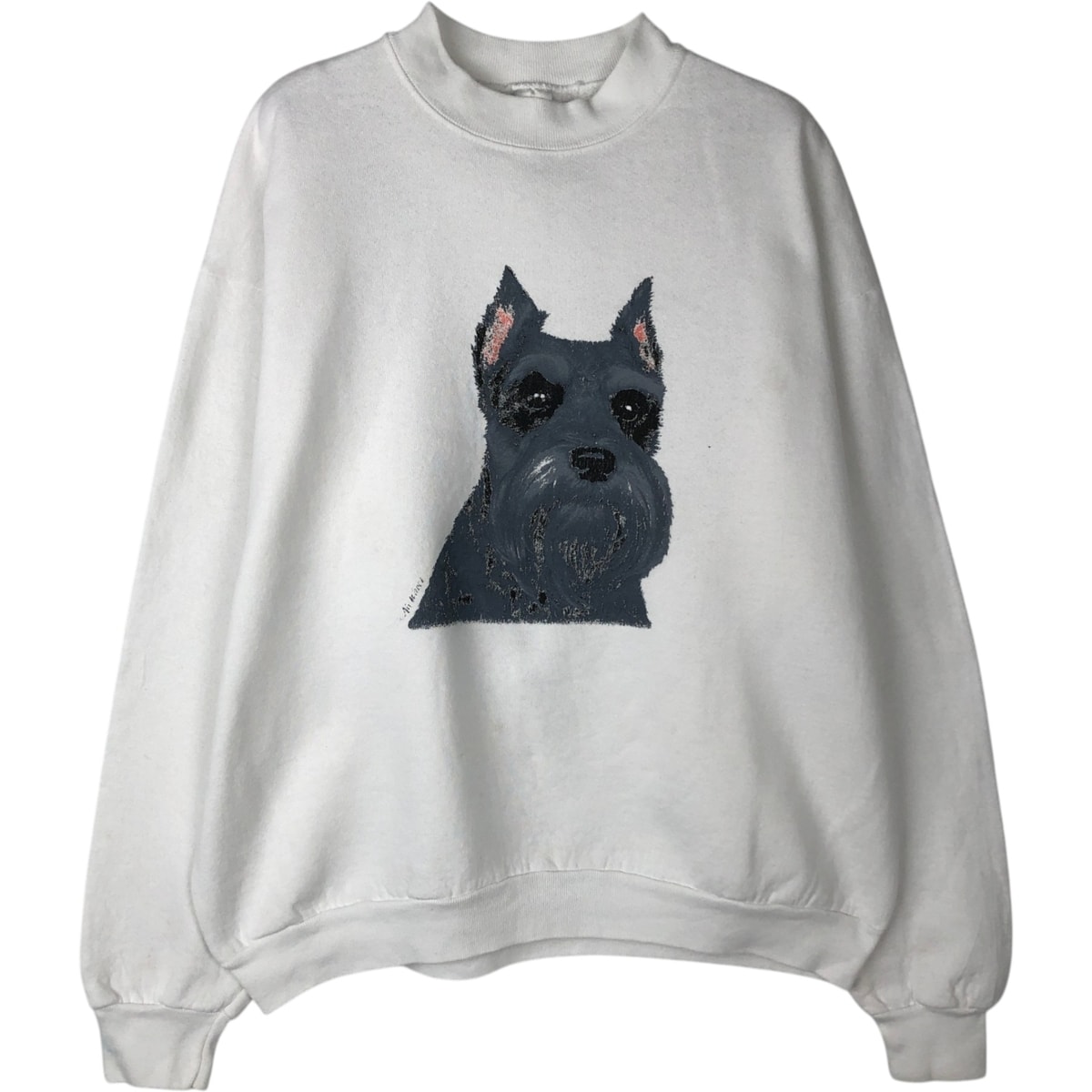 古着 90年代 フルーツオブザルーム FRUIT OF THE LOOM 犬柄 アニマル スウェットシャツ トレーナー USA製 メンズXL相当 ヴィンテージ/eaa624398