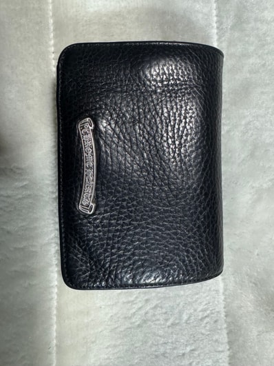 Chrome Hearts Joey by Fold Wallet / Heavy Leather "Black"