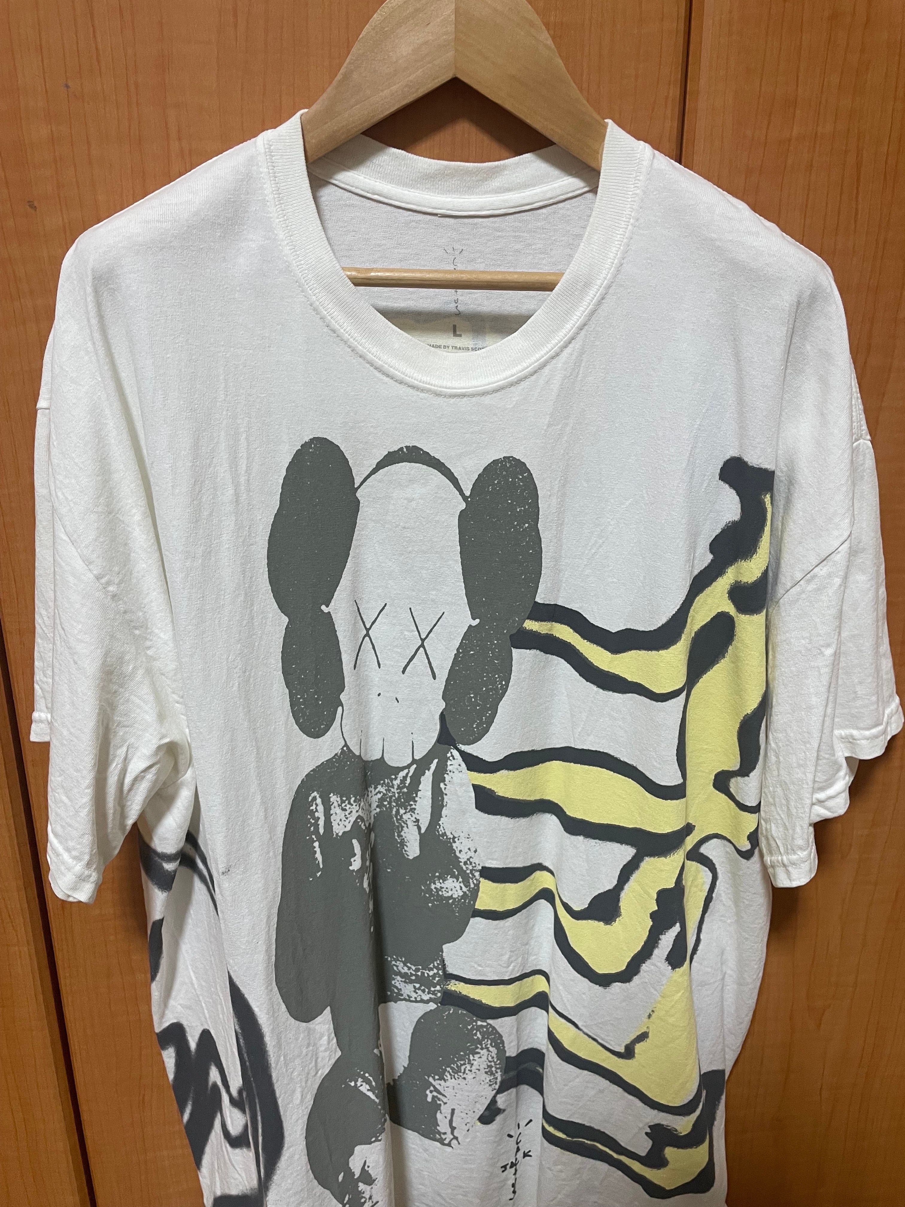 Travis Scott Cactus Jack x KAWS For Fragment Tee "White"