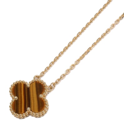 ヴァンクリーフ&アーペル 新品同様 VCARD38600 ヴィンテージ アルハンブラ タイガーアイ ペンダント