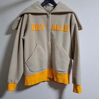 HUMAN MADE FLEECE HALF-ZIP HOODIE "Beige"