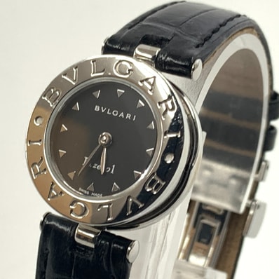 BVLGARI ブルガリ B.zero1 ビーゼロワン レディース クォーツ 腕時計 D181478 シルバー x ブラック