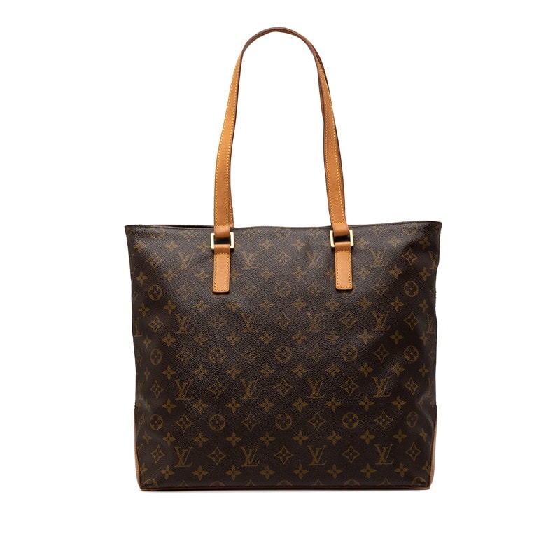 ルイ ヴィトン モノグラム カバメゾ ショルダーバッグ トートバッグ M51151 ブラウン PVC レザー レディース LOUIS VUITTON 【中古】