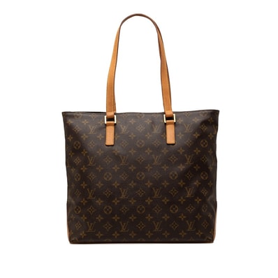 ルイ ヴィトン モノグラム カバメゾ ショルダーバッグ トートバッグ M51151 ブラウン PVC レザー レディース LOUIS VUITTON 【中古】