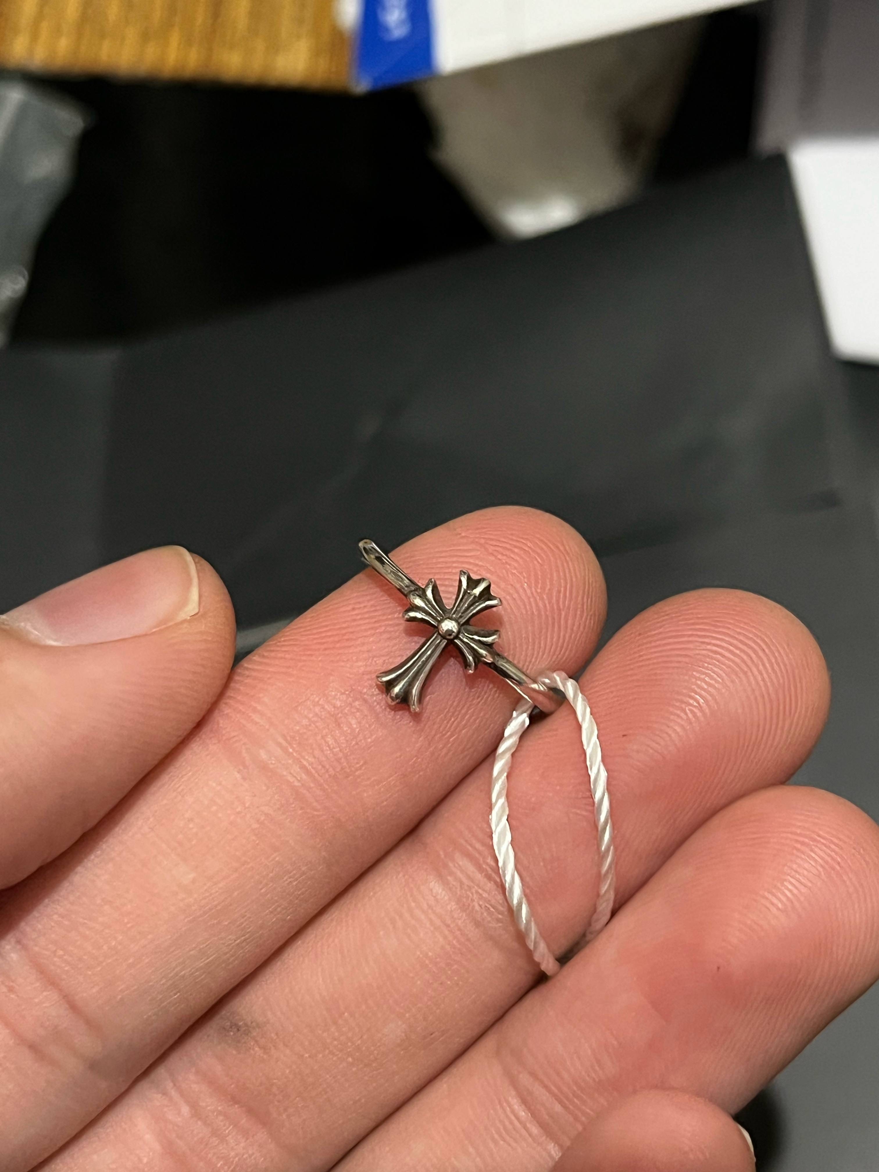 Chrome Hearts Bubble Gum Ring CH Cross "Silver"