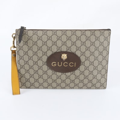■美品 グッチ GGスプリームネオヴィンテージ 473956 セカンドバッグ