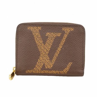 【6de5810-k】ルイヴィトン コインケース モノグラム・ジャイアント ジッピコインパース M69354 ブラウン【中古】メンズ レディース ユニセックス
