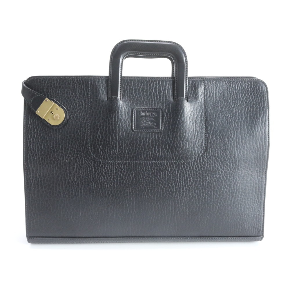 バーバリー チェックビジネス バッグ レザー
