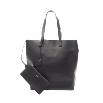 サンローランパリ SAINT LAURENT PARIS ボールド トートバッグ バッグ レザー レディース ブラック系 676657 【中古】