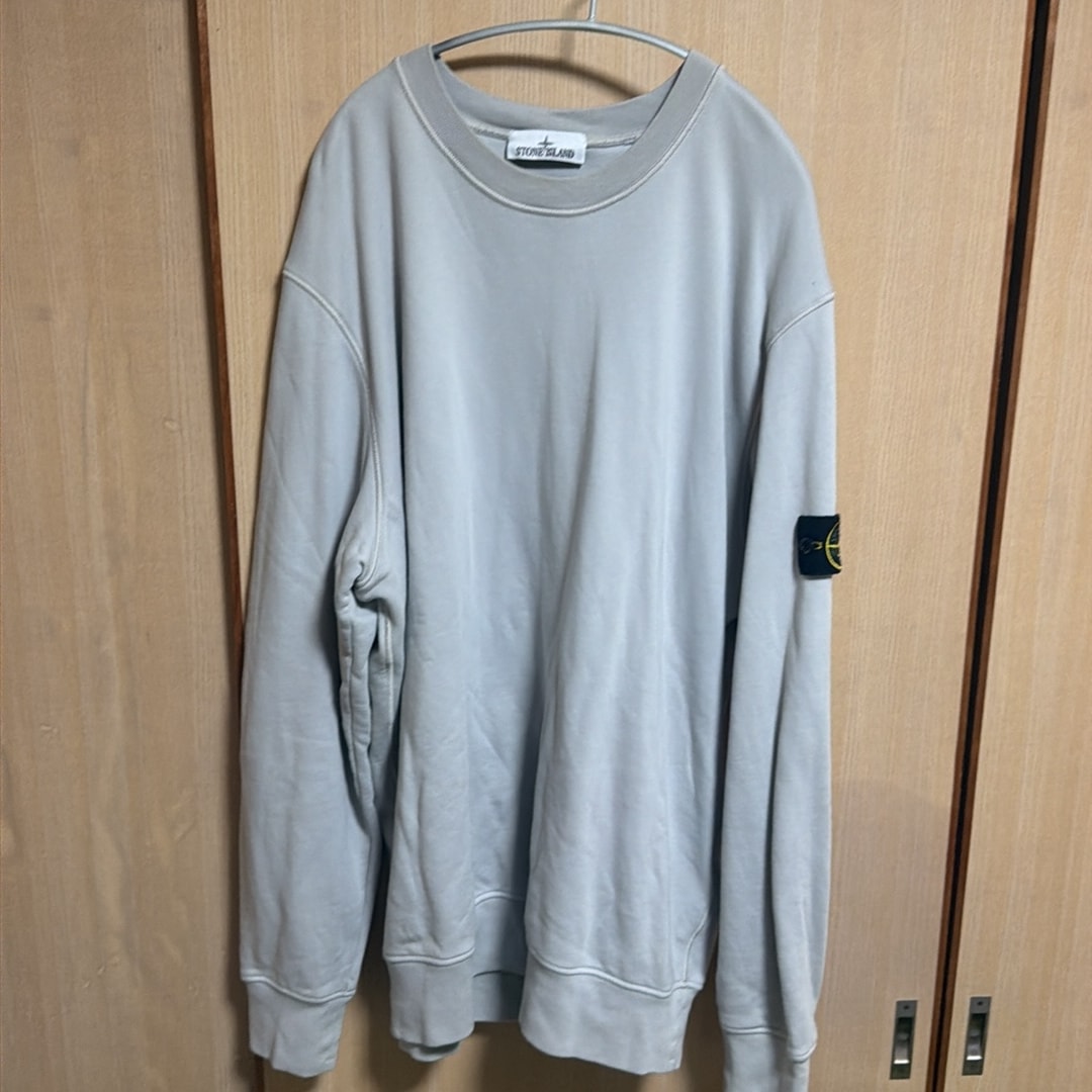 Stone Island Crewneck Sweatshirt With Logo "Gray"