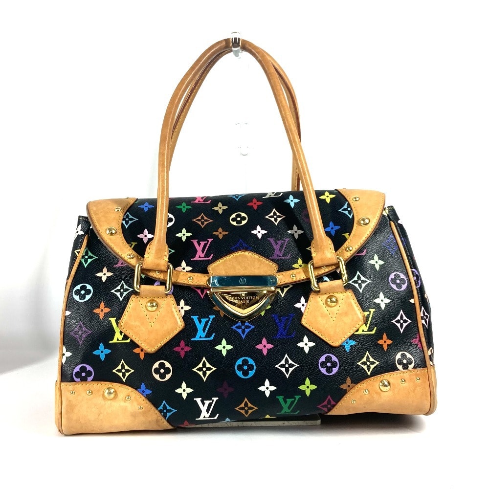 ルイヴィトン LOUIS VUITTON ビバリーGM M40202 モノグラムマルチカラー カバン フラップ ハンドバッグ トートバッグ ショルダーバッグ モノグラムマルチカラーキャンバス ノワール ブラック