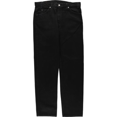 古着 90年代 リーバイス Levi's 505 REGULAR FIT STRAIGHT LEG オレンジタブ ブラックデニム テーパードデニムパンツ USA製 メンズw38相当 ヴィンテージ/evb034537