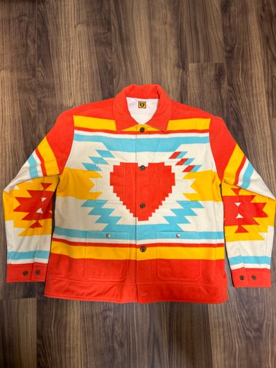 HUMAN MADE OUTDOOR BLANKET FLEECE JACKET "Multi"