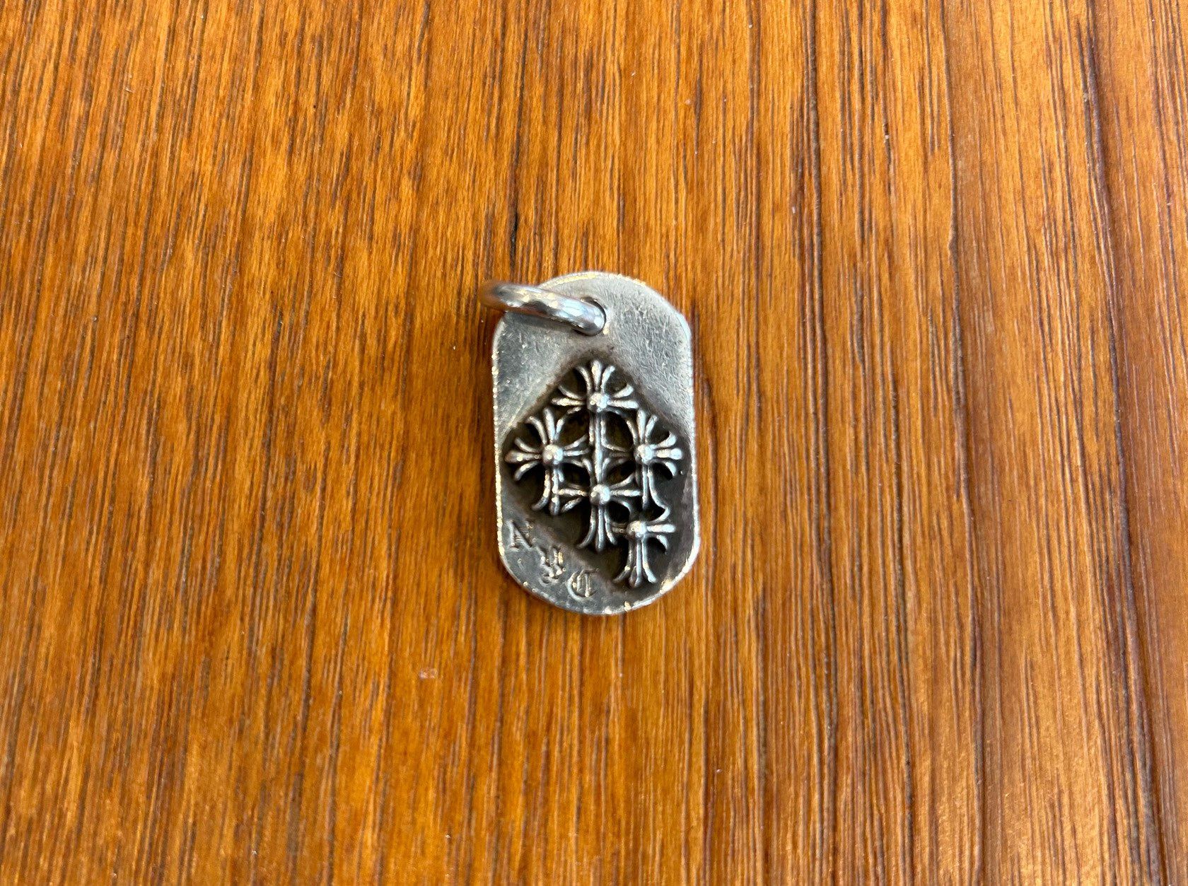 Chrome Hearts Dog Tag S Raze Dosemetary "Silver"