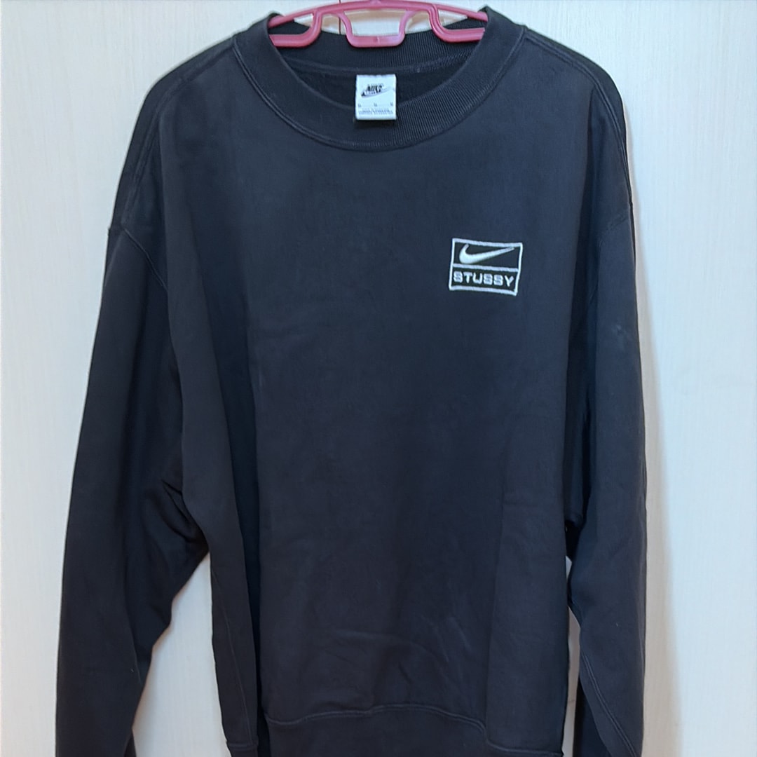 Stussy x Nike Wash Crew (US Size) "Black" DO5310-010