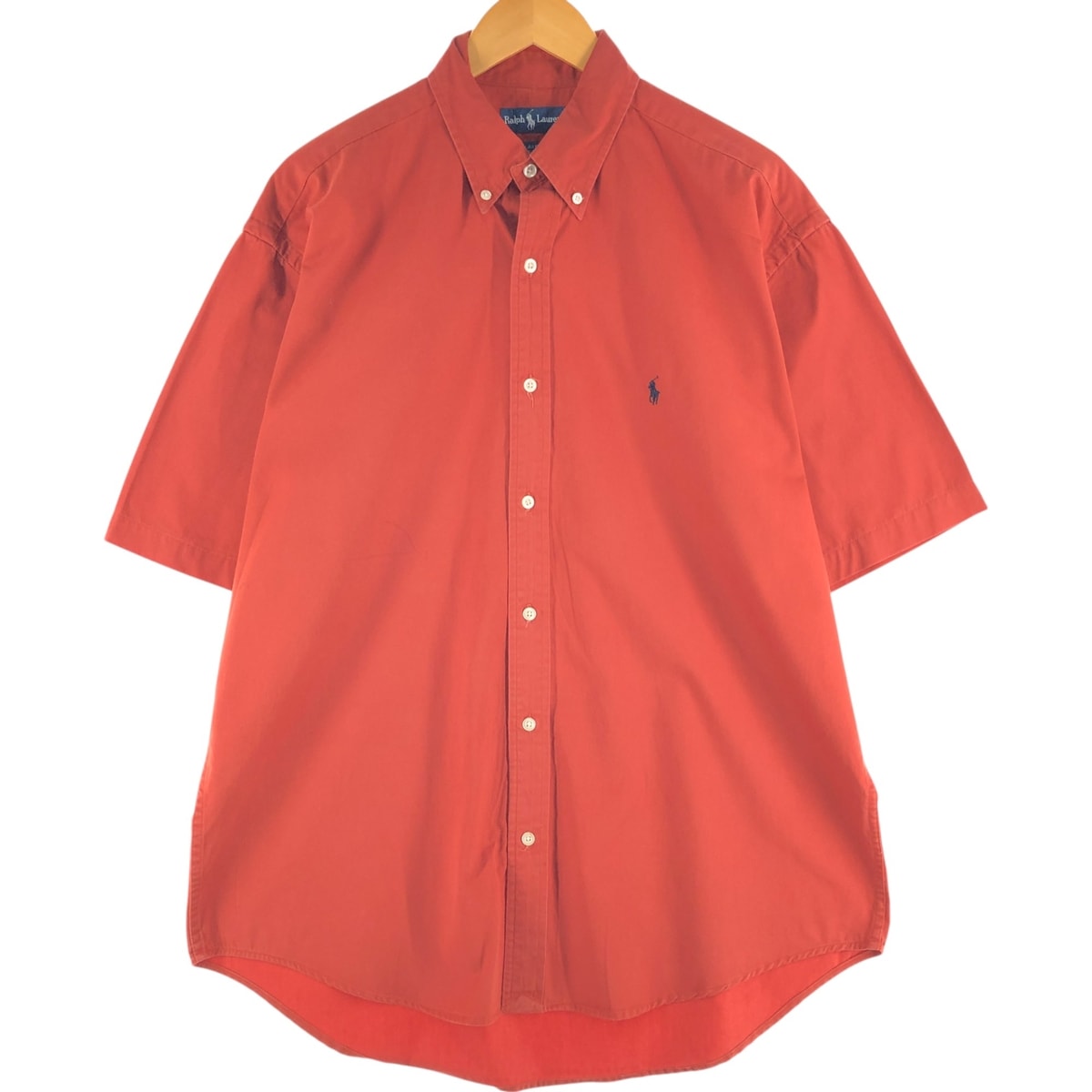 古着 ラルフローレン Ralph Lauren BLAKE 半袖 ボタンダウンシャツ メンズXL相当/eaa533026